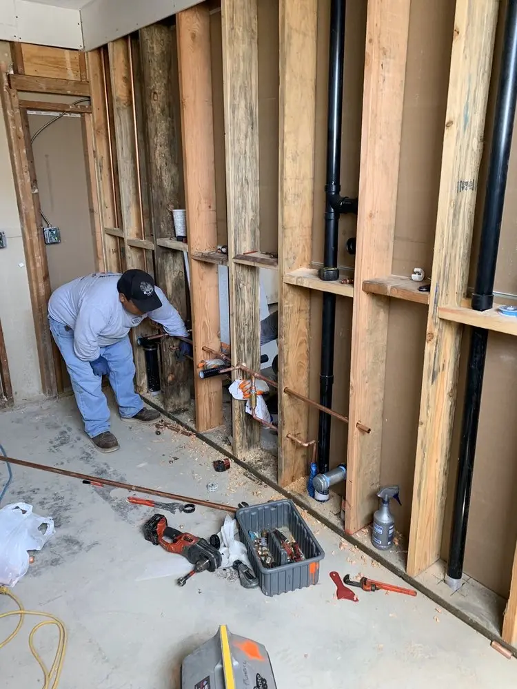 Commercial rough-in plumbing for Water Heater Replacement in Rice Lake